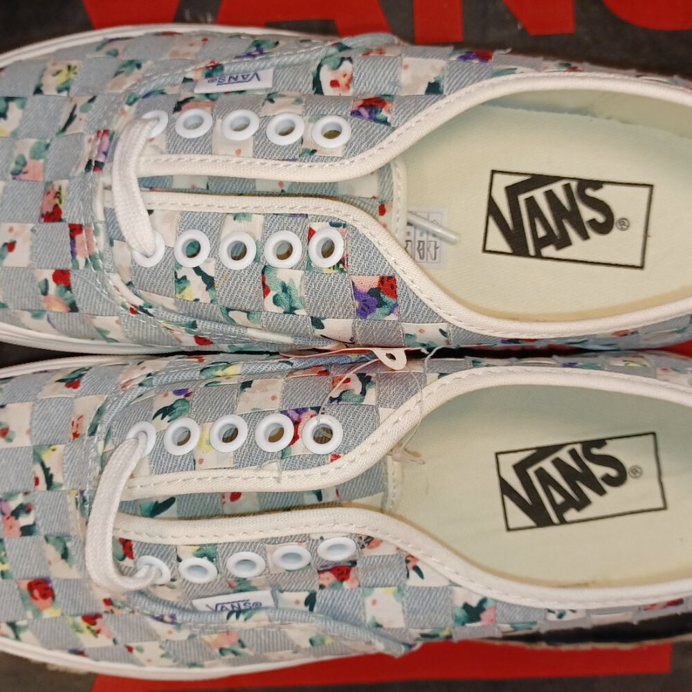 Vans Authentic Stacked Woven Floral Shoes Platform VN0A5KXXZA - Picture 9 of 12